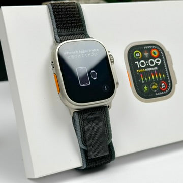 2022 Apple Watch Ultra 2 (49mm, Titanium with Blue/Black Trail Loop, GPS & Cellular) - Pre Owned / 3 Month Warranty - Mac Shack