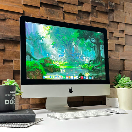 Apple iMac 21-inch 3.0GHz Quad-Core i5 (4K Retina, 8GB RAM, 1TB Fusion, Silver) - Pre Owned / 3 Month Warranty - Mac Shack