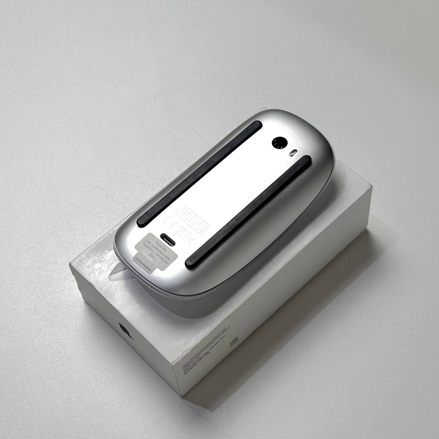 Underside of a pre-owned Apple Magic Mouse (USB-C) White - Mac Shack