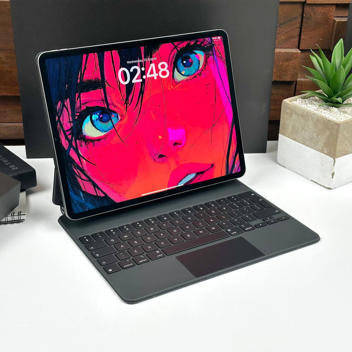 Combo Deal 2021 12.9-inch Apple iPad Pro 5th Gen M1 (256GB, Wifi, Space Gray) + Apple Magic Keyboard - Pre Owned / 3 Month Warranty - Mac Shack