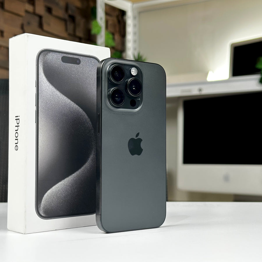 iPhone 15 Pro 256GB Black Titanium - Pre-Owned - Mac Shack