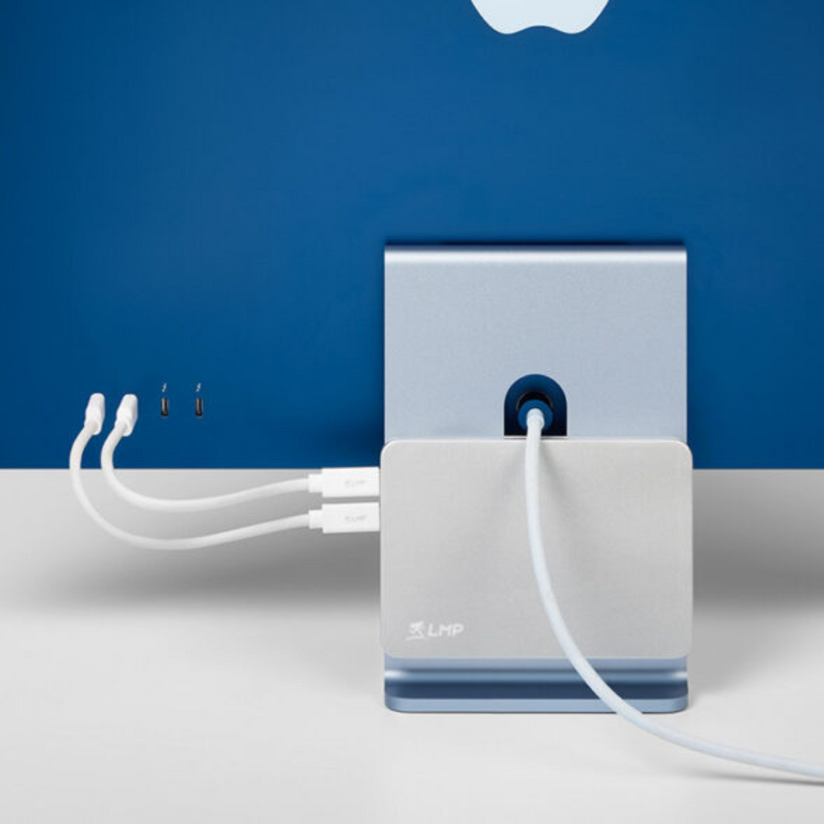 LMP USB-C DuoDock, 9-Port Dock & NVMe Storage - Silver - Mac Shack
