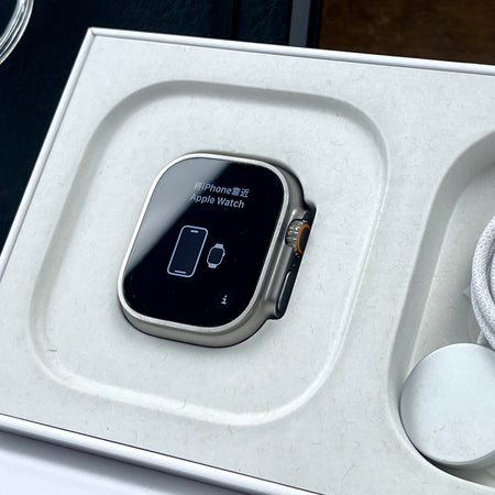 Apple Watch Ultra 2 (49mm, Titanium with Blue Ocean Band, GPS & Cellular) - Pre Owned / 3 Month Warranty - Mac Shack