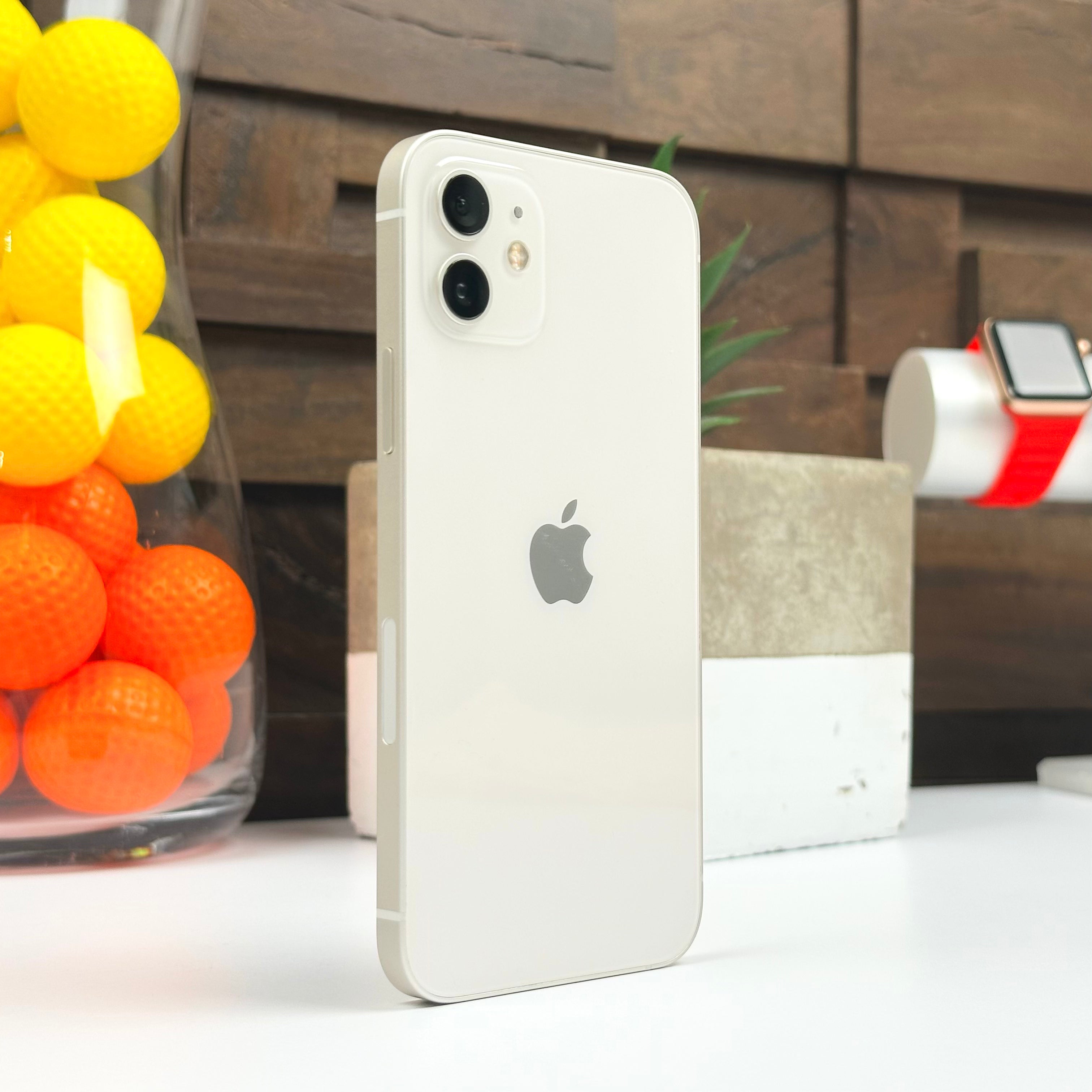 Apple iPhone 12 (64GB, White) - Pre Owned / 12 Month Limited Warranty - Mac Shack