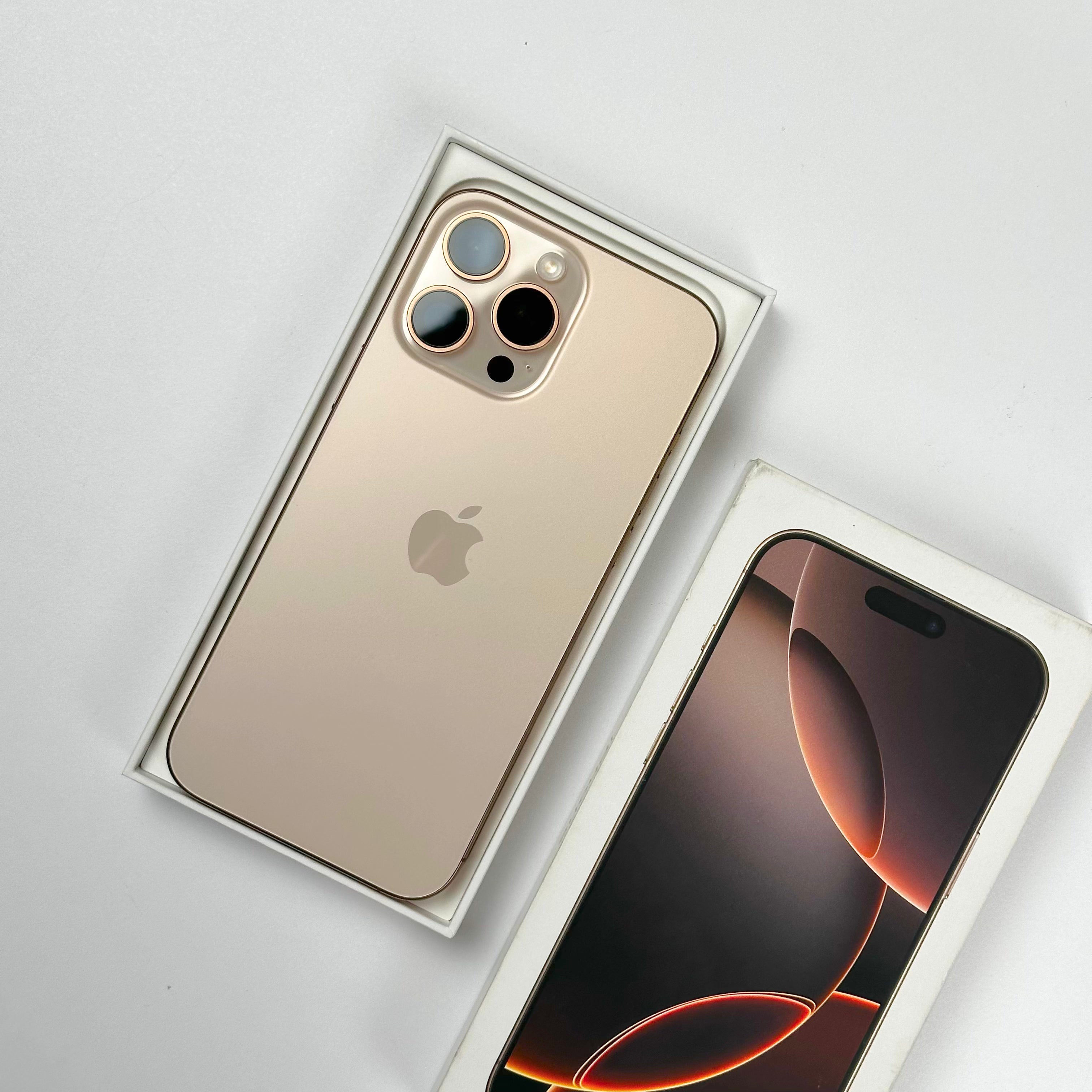 Apple iPhone 16 Pro Max (512GB, Desert Titanium) - Pre Owned / Limited Apple Warranty - Mac Shack