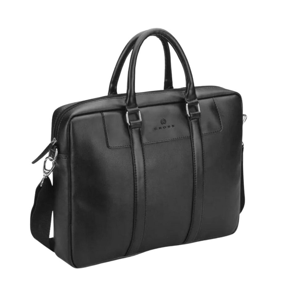 Cross Francisco Office Laptop Briefcase - Black - Mac Shack