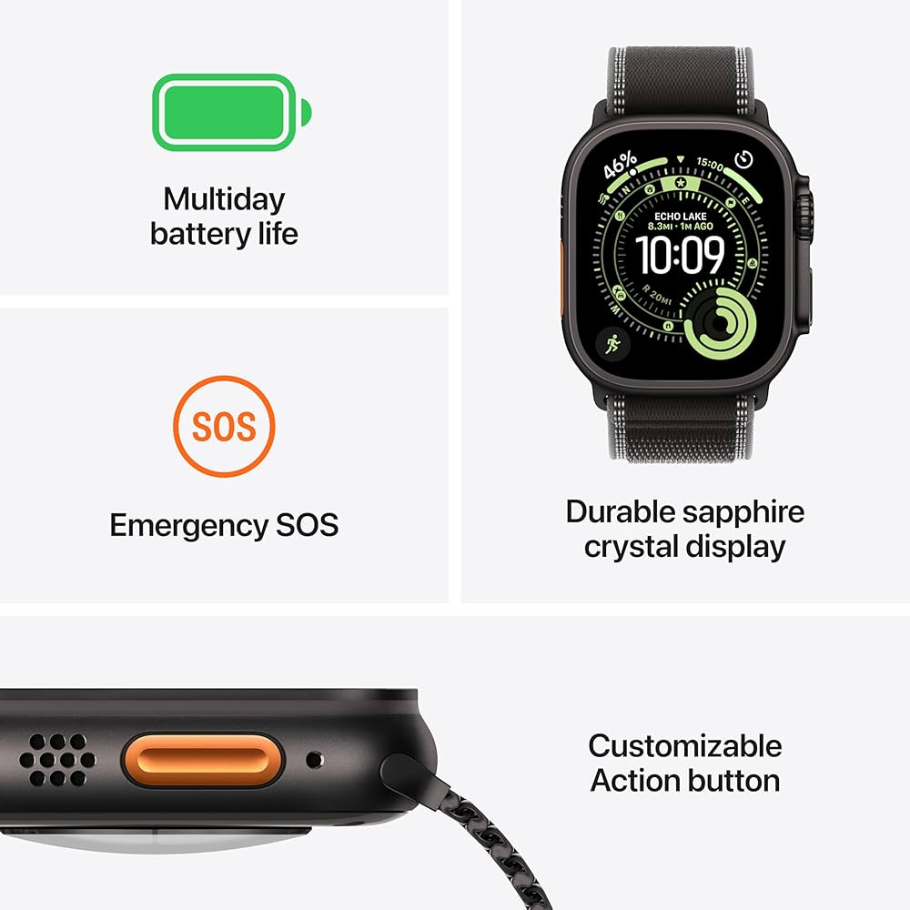 Apple Watch Ultra 3 49mm Black Titanium Cellular (2025) - Mac Shack