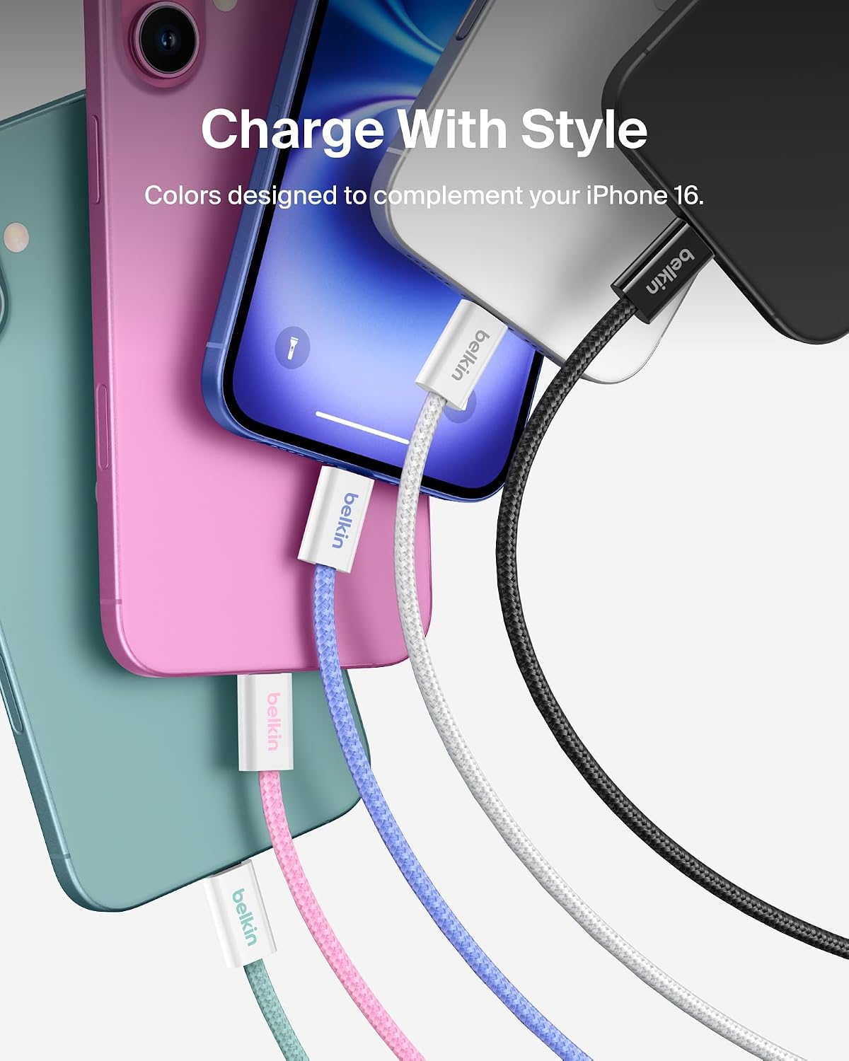 Belkin 1.5m BoostCharge 60W USB-C to USB-C Cable 2-pack - Green
