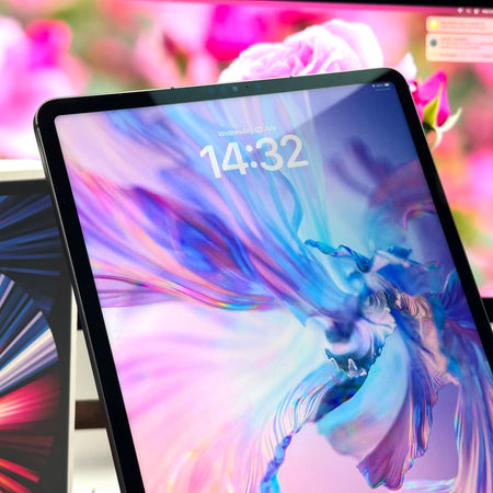 2021 12.9-inch Apple iPad Pro 5th Gen M1 (256GB, Wifi & Cellular, Space Gray) - Pre Owned / 3 Month Warranty - Mac Shack