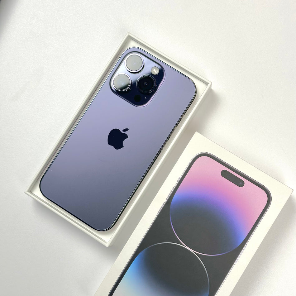 Apple iPhone 14 Pro (128GB, Deep Purple) - Pre Owned / 3 Month Warranty