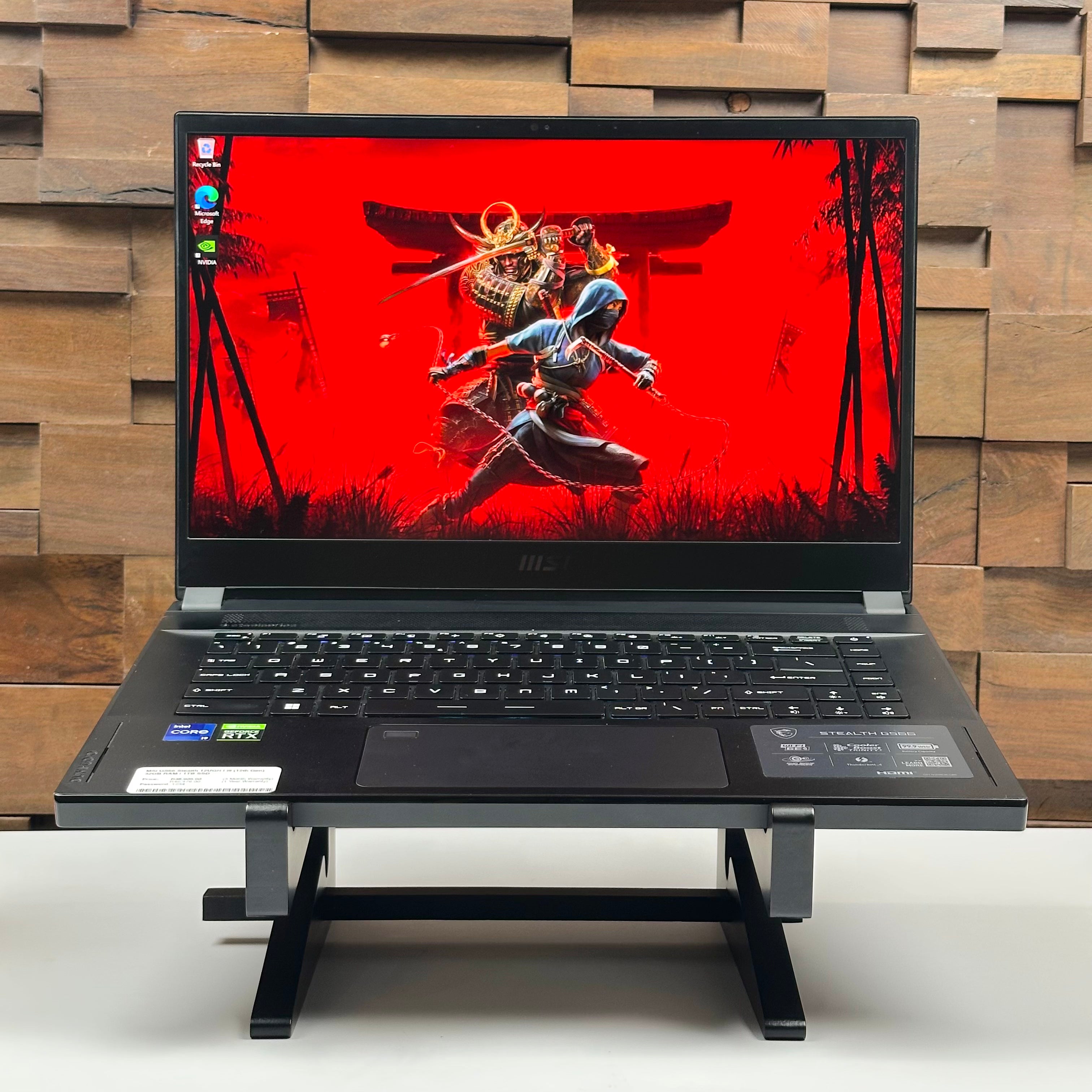 MSI Stealth GS66 15-Inch 2.9GHz 14-Core i9-12900H (4K UHD, 32GB RAM, 1TB SSD, NVIDIA GeForce RTX 3070 Ti, Black) - Pre Owned / 3 Month Warranty - Mac Shack