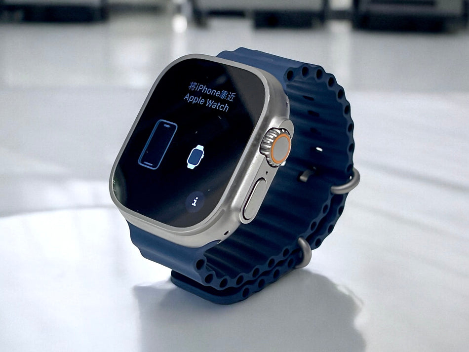 Apple Watch Ultra 2 (49mm, Titanium with Blue Ocean Band, GPS & Cellular) - Pre Owned / 3 Month Warranty - Mac Shack