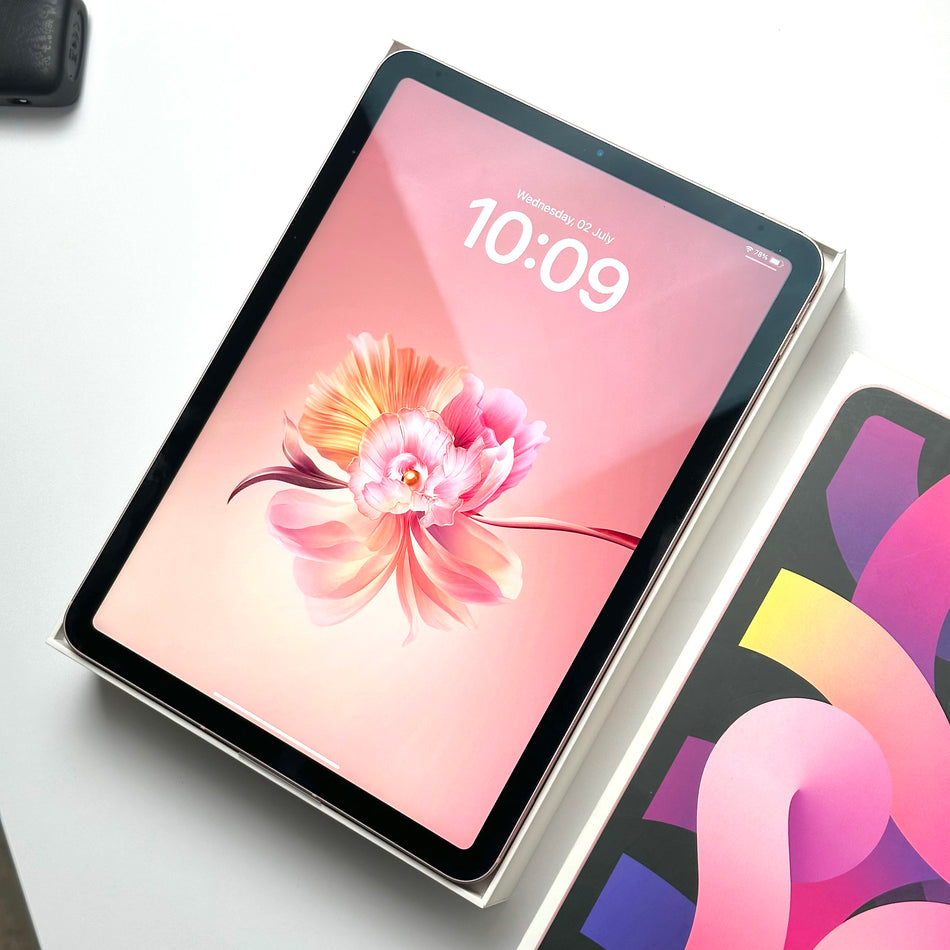 2020 10.9-Inch Apple iPad Air 4th Gen (64GB, Wifi & Cellular, Rose Gold) - Pre Owned / 3 Month Warranty