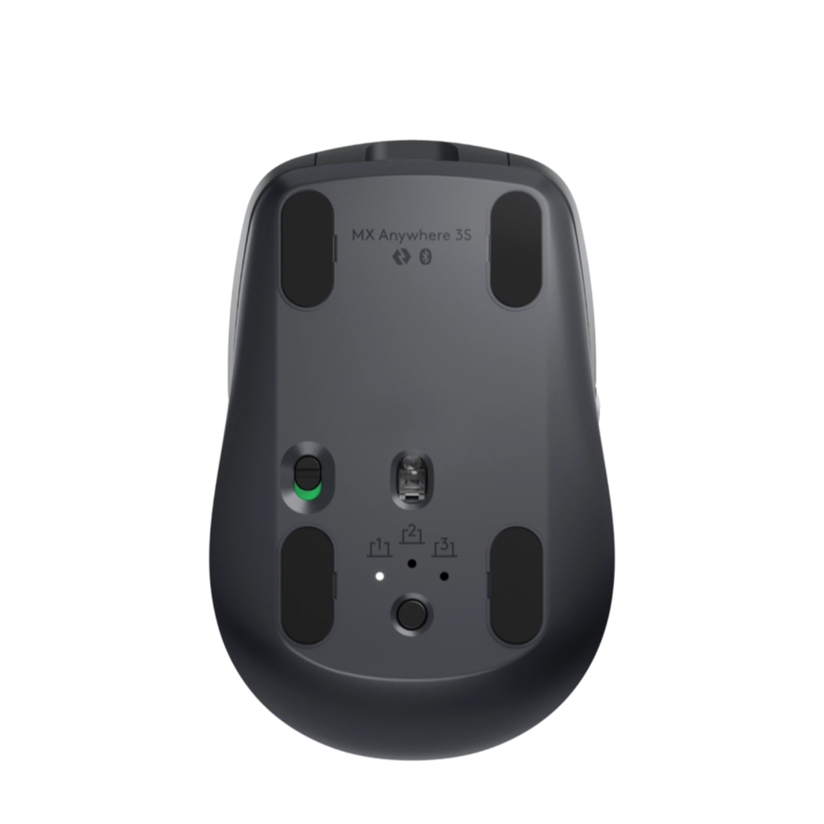 Logitech MX Anywhere 3S Wireless Bluetooth Mouse (Black), view 3