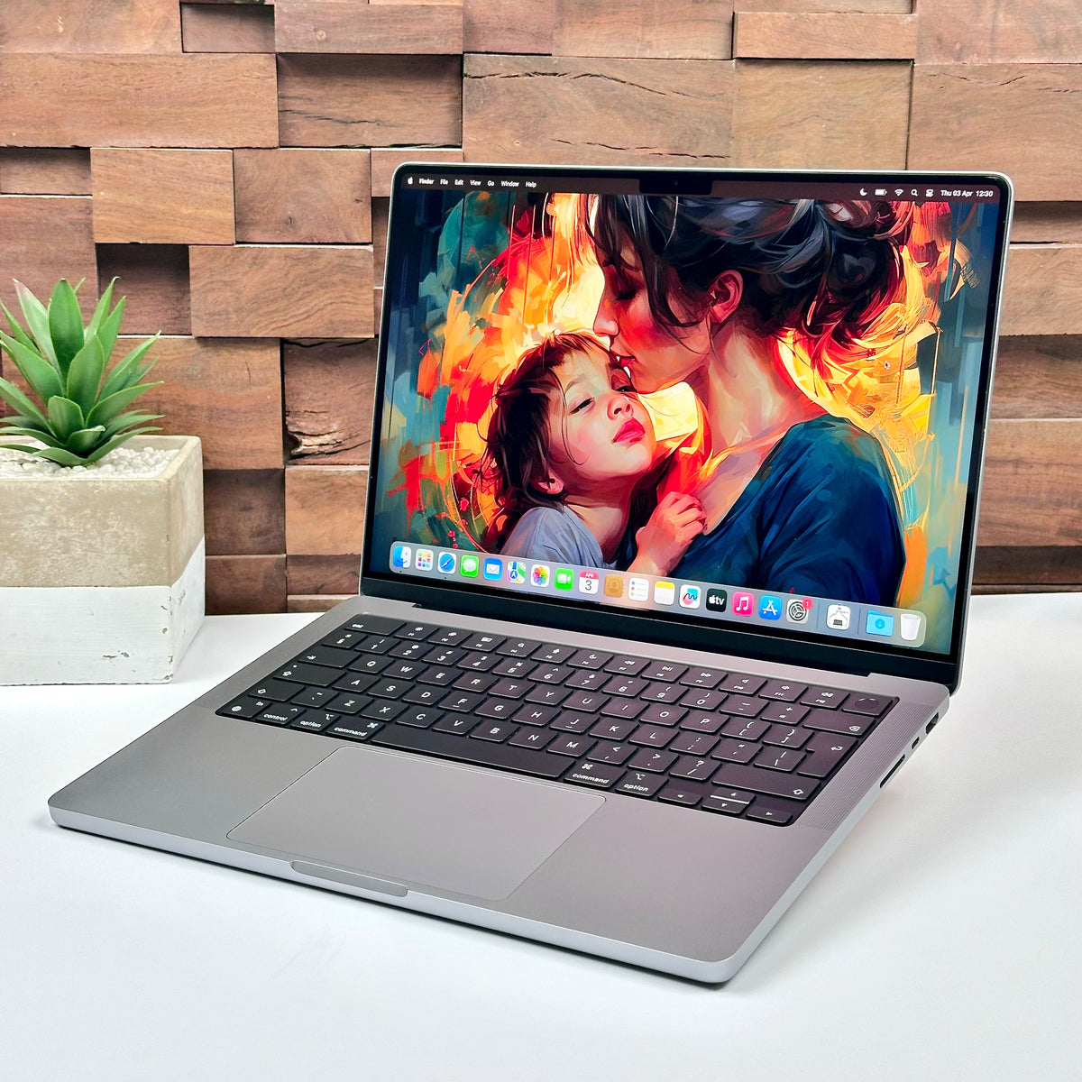 2021 Apple MacBook Pro 14-Inch M1 Pro 8-Core CPU, 14-Core GPU (16GB Unified RAM, 512GB SSD, Space Gray) - Pre Owned / 3 Month Warranty - Mac Shack