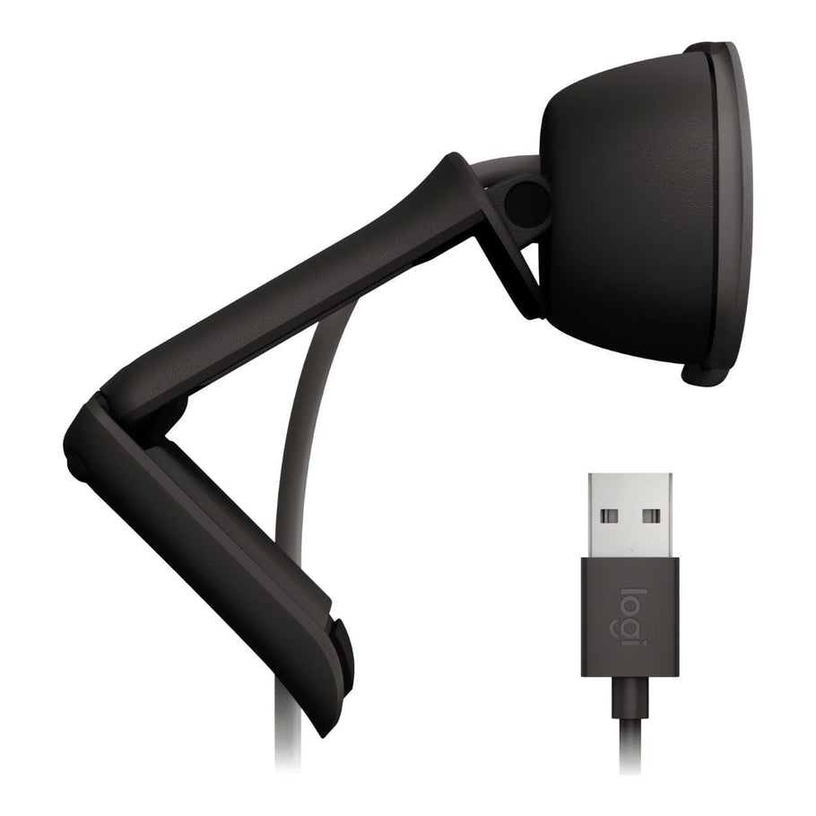 Logitech Brio 100 USB Full HD Webcam (Graphite) - New