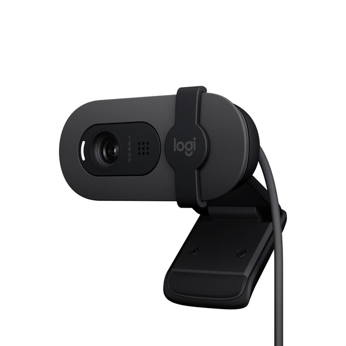 Logitech Brio 100 USB Full HD Webcam (Graphite) - New