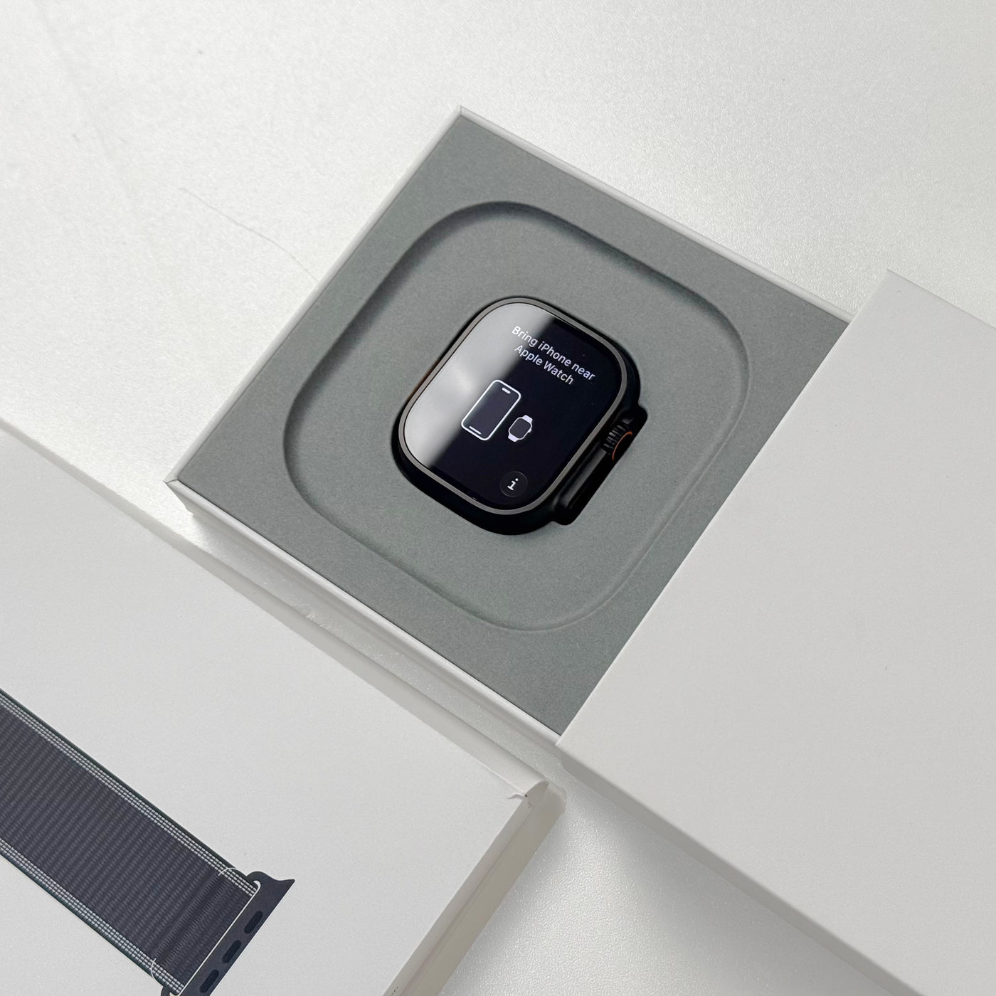 Pre-owned Apple Watch Ultra 3 Black Titanium in original box tray, ready to pair - MacShack