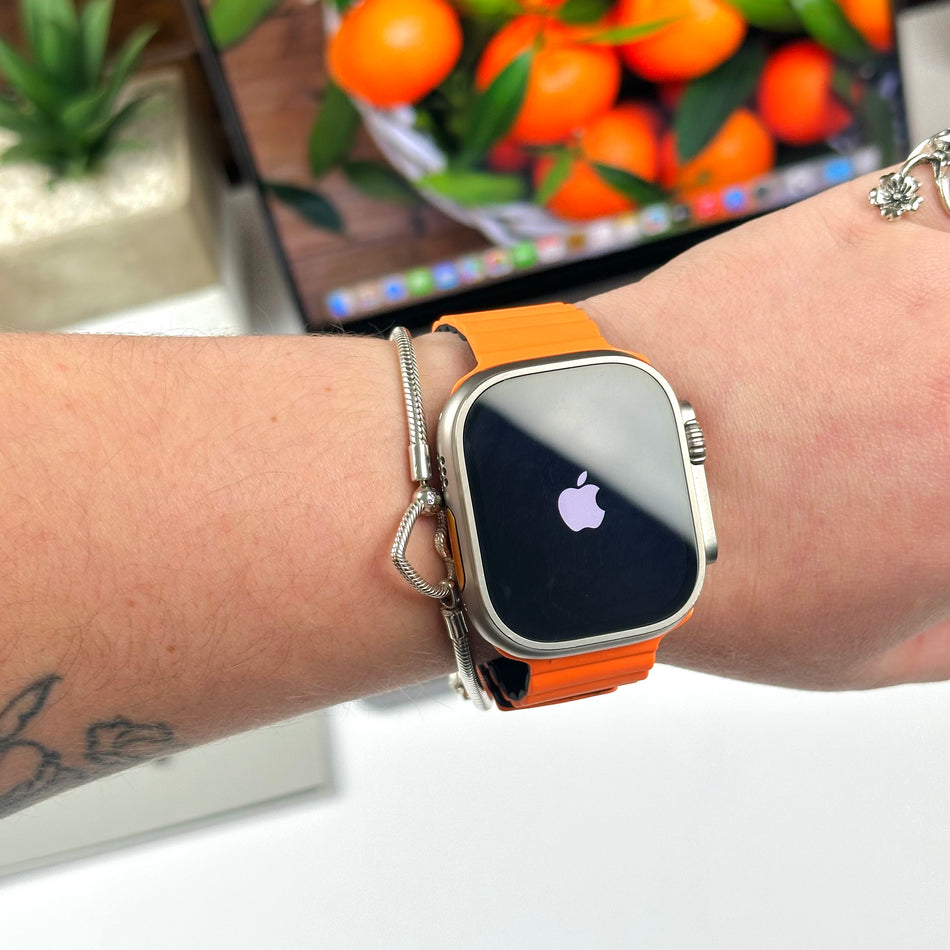 Apple Watch Ultra (49mm, Titanium with Black / Orange Band, GPS & Cellular) - Pre Owned / 3 Month Warranty