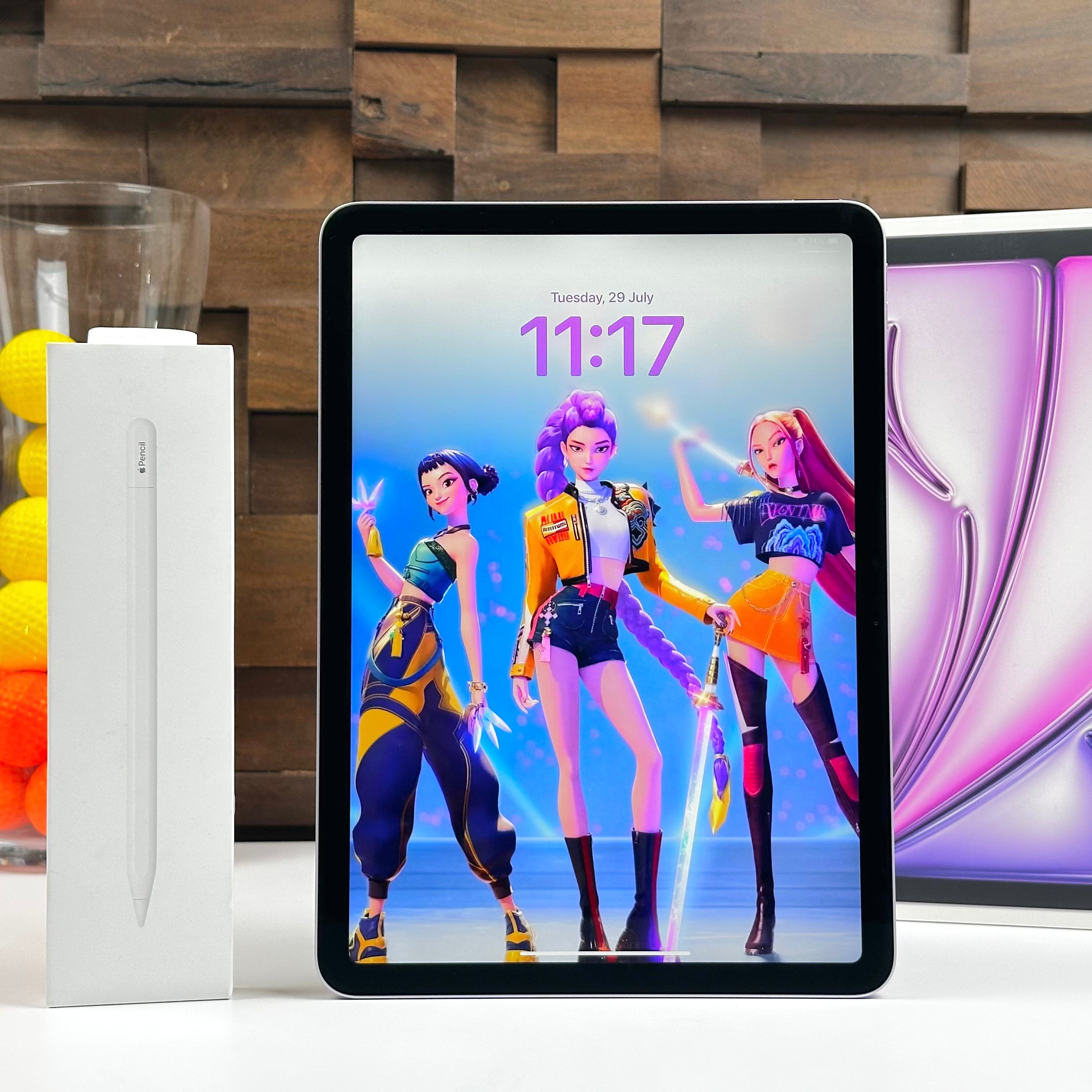 Combo Deal 2025 11-Inch Apple iPad Air M3 (128GB, Wifi, Purple) + Apple Pencil (USB-C) - Demo / Limited Apple Warranty - Mac Shack