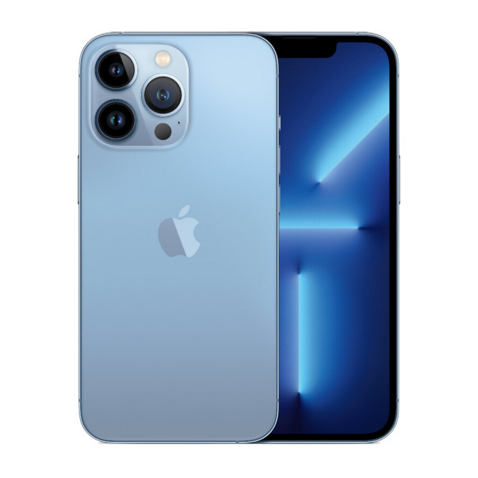 Apple iPhone 13 Pro Max (128GB, Sierra Blue) - Pre Owned / 12 Month Limited Warranty - Mac Shack