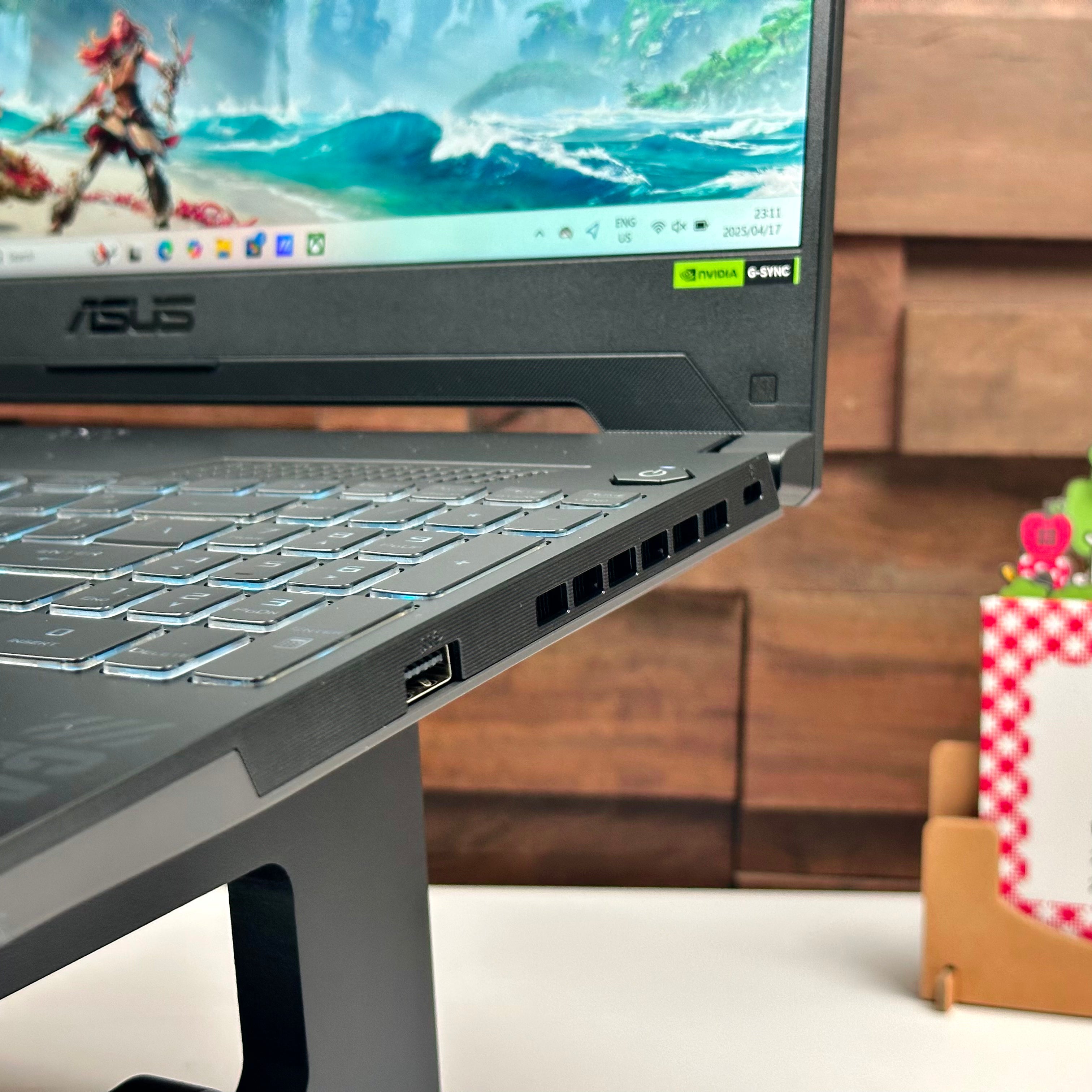ASUS TUF Gaming A15 15-inch 4.0GHz 8-Core AMD Ryzen 9-8945H (32GB RAM, 1TB SSD, NVIDIA GeForce RTX 4070, Jaegar Grey) - Pre Owned / 3 Month Warranty - Mac Shack