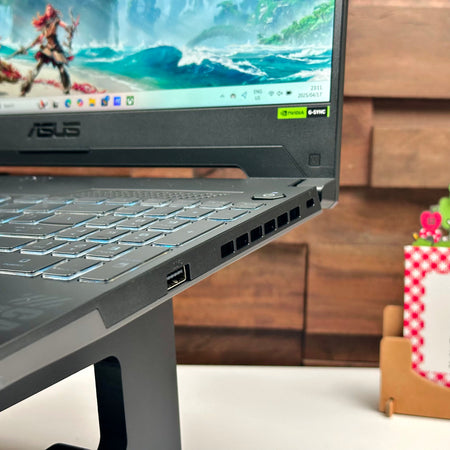 ASUS TUF Gaming A15 15-inch 4.0GHz 8-Core AMD Ryzen 9-8945H (32GB RAM, 1TB SSD, NVIDIA GeForce RTX 4070, Jaegar Grey) - Pre Owned / 3 Month Warranty - Mac Shack