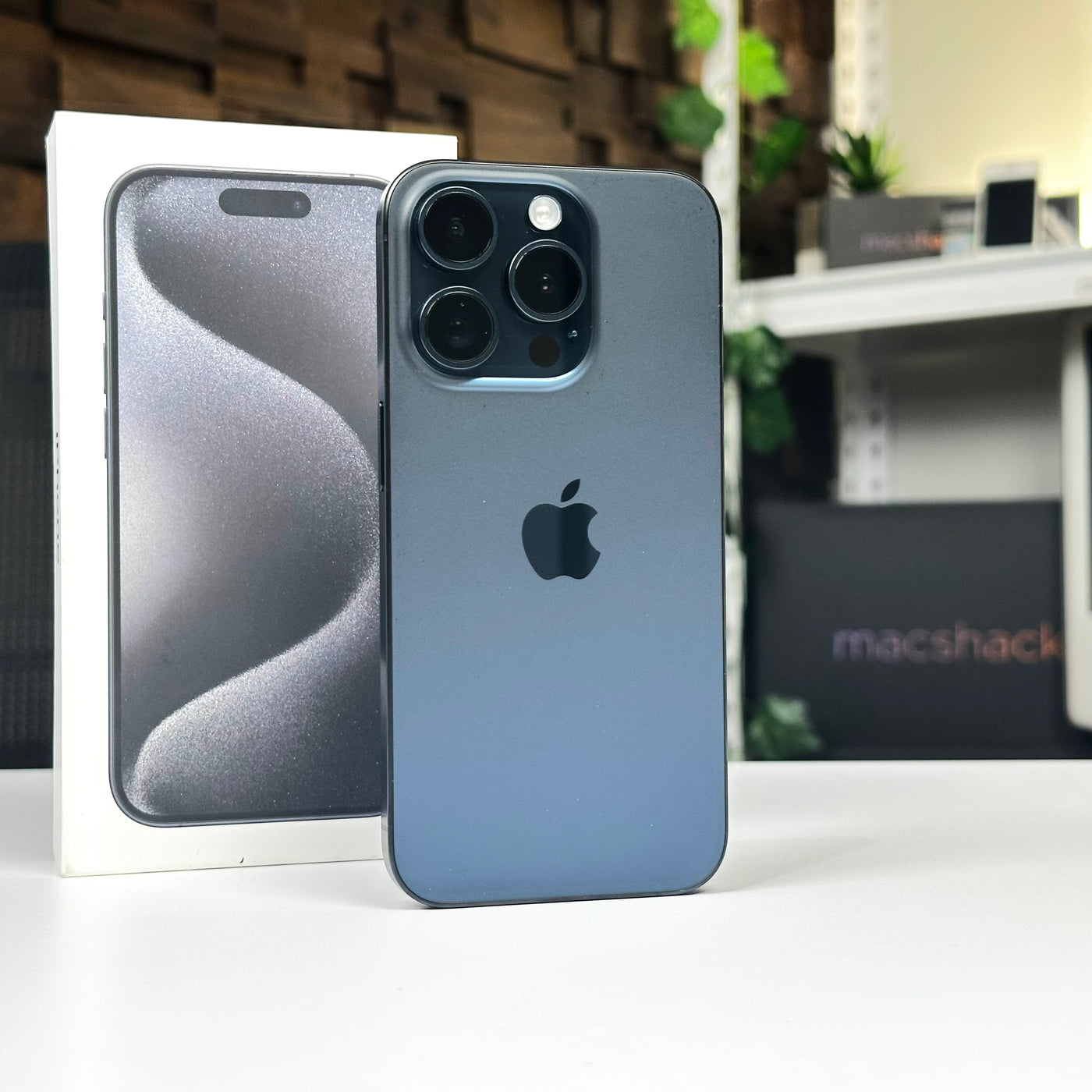 iPhone 15 Pro 256GB Blue Titanium (2023) - Pre-Owned - Mac Shack