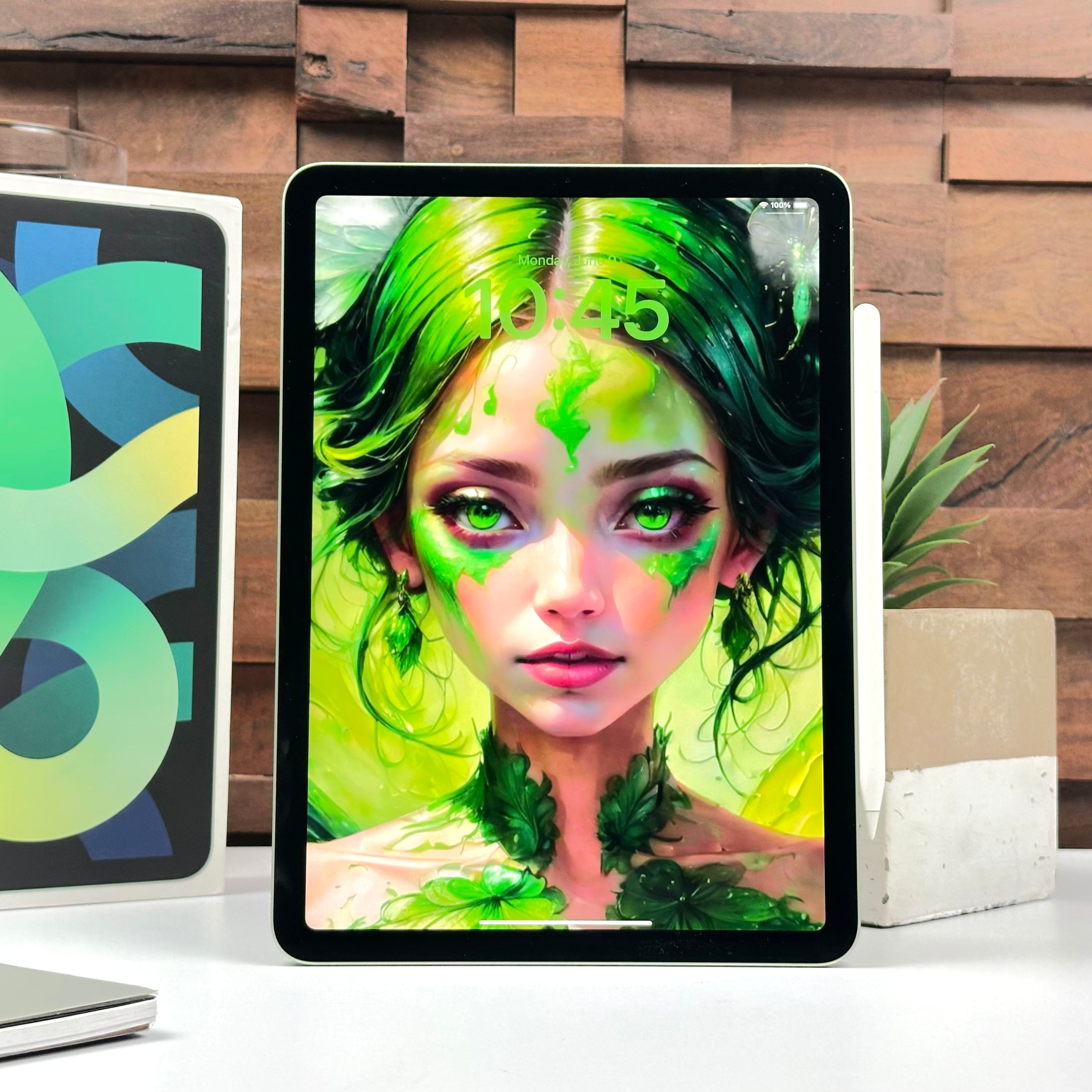 Combo Deal 2020 10.9-Inch Apple iPad Air 4th Gen (64GB, Wifi, Green) + Apple Pencil 2nd Generation - Pre Owned / 3 Month Warranty - Mac Shack