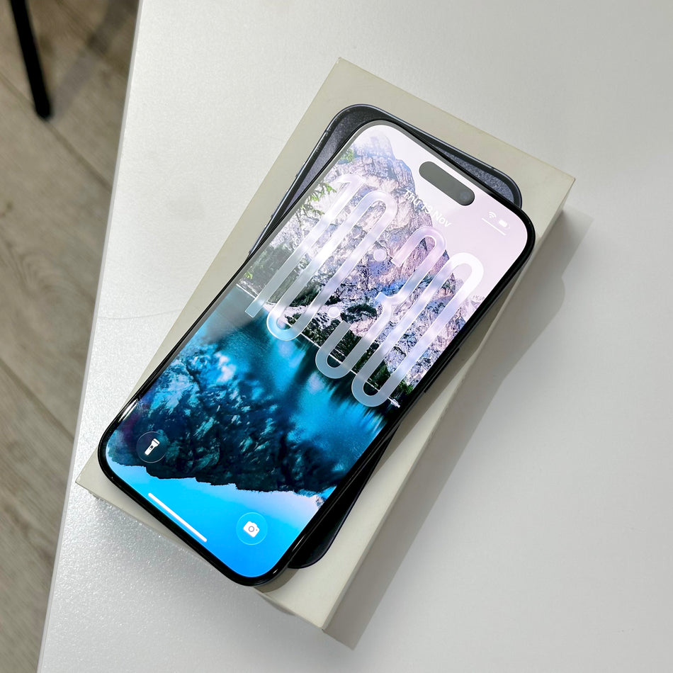 iPhone 15 Pro 256GB Blue Titanium E-SIM Only (2023) - Pre-Owned