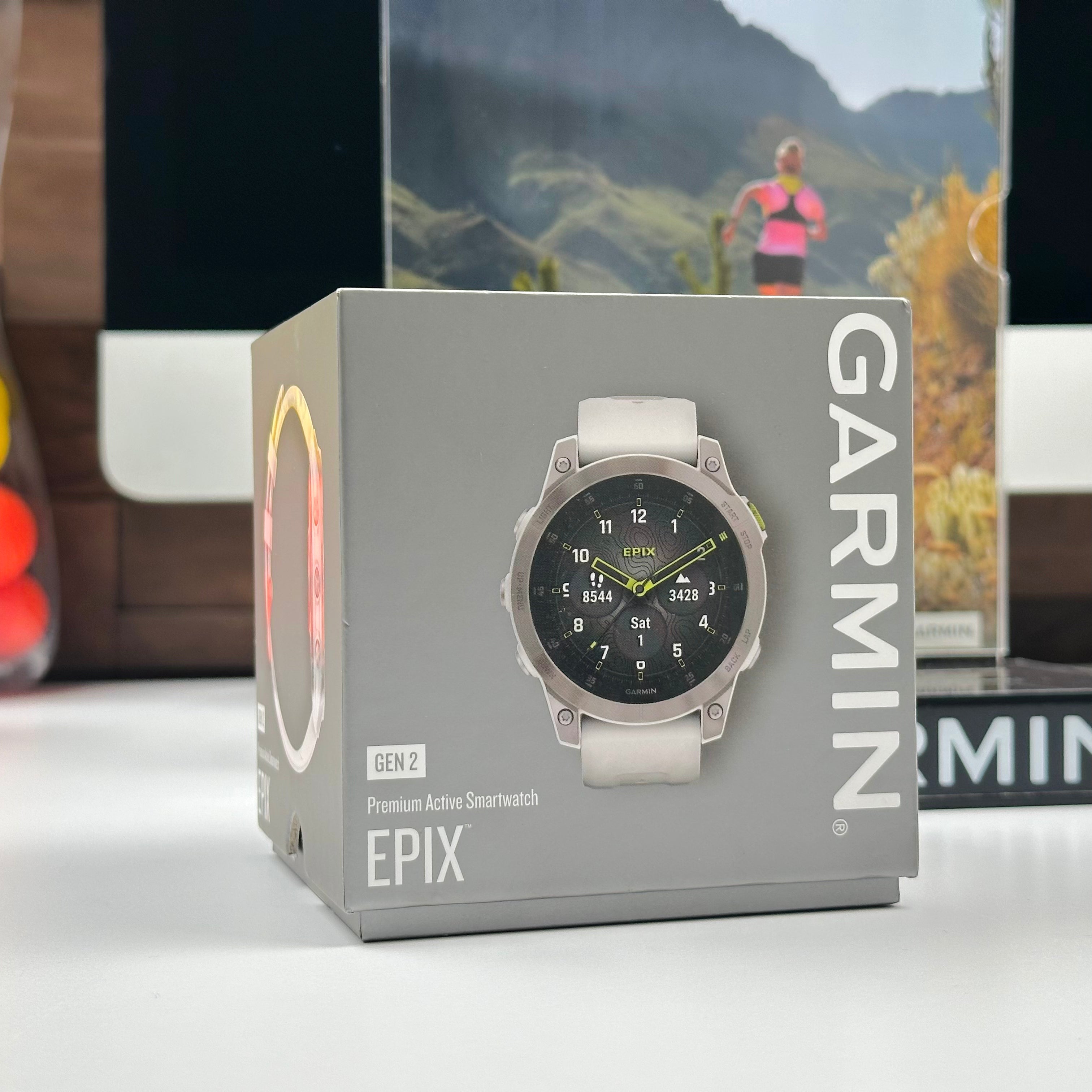 Garmin epix™ Gen 2 Sapphire (47mm, White Titanium with Carerra White Silicone Band) - Pre Owned / 3 Month Warranty - Mac Shack