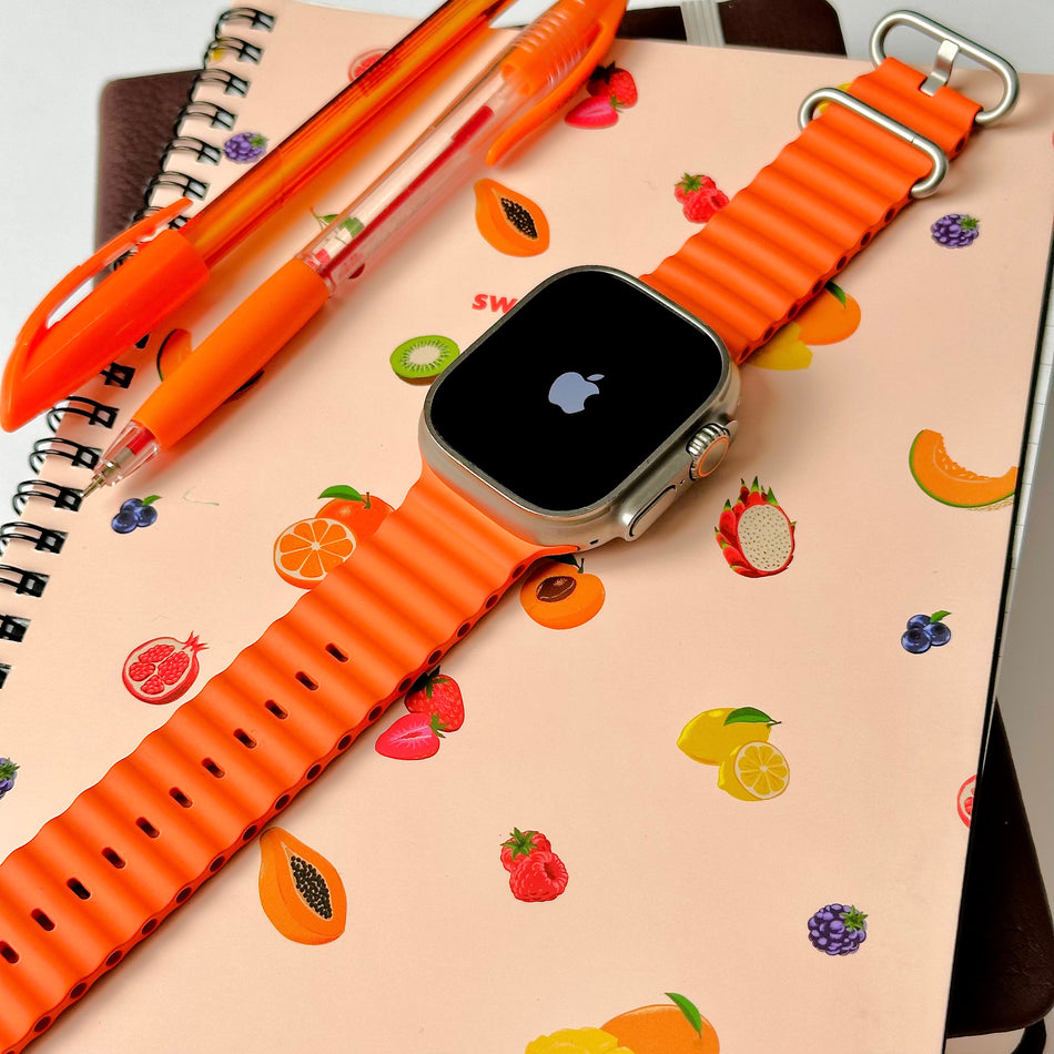 Apple Watch Ultra 2 (49mm, Titanium with Orange Ocean Band, GPS & Cellular) - Pre Owned / 3 Month Warranty - Mac Shack