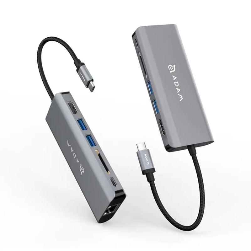 Adam Elements CASA Hub A01- 6 Port USB-C Hub - Grey