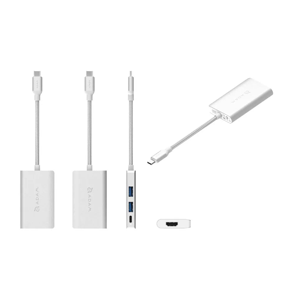 Adam Elements CASA HUB A01M 4 Port USB-C HUB - Silver