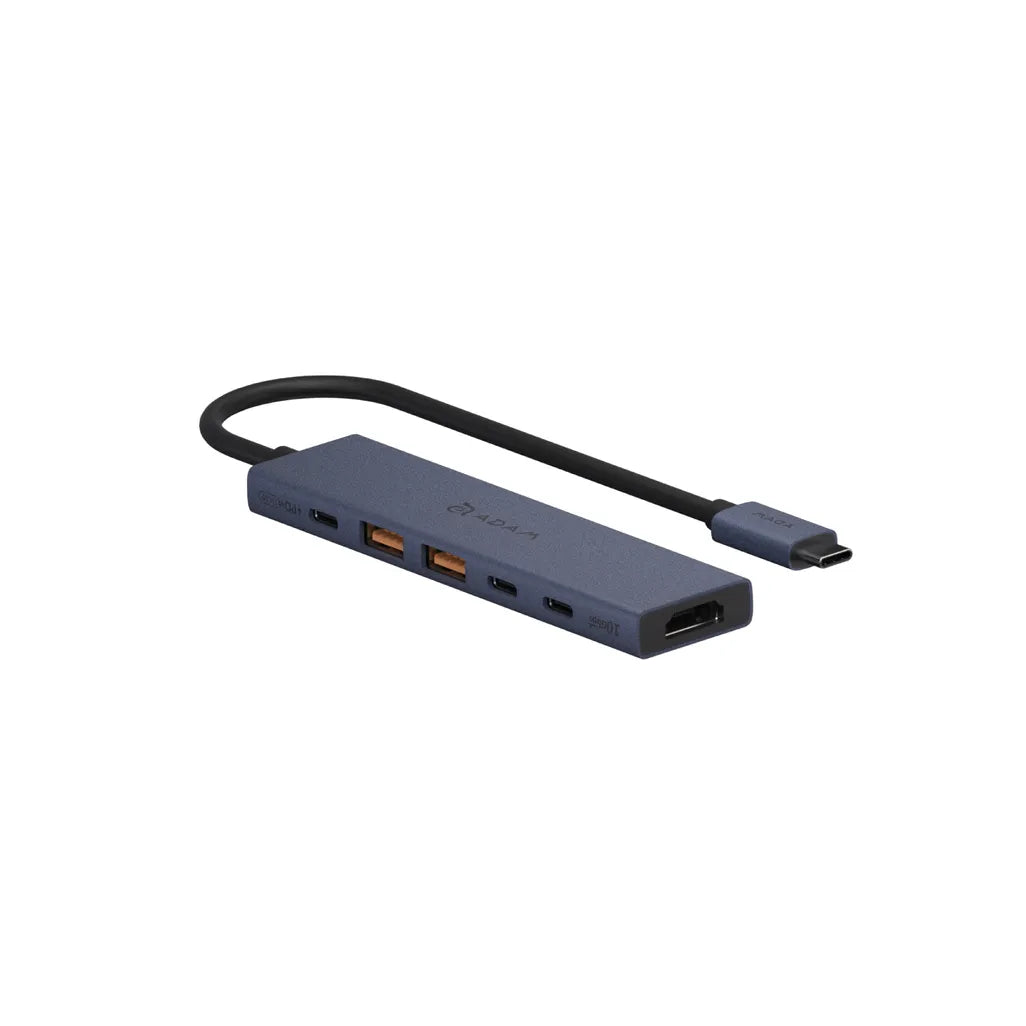 Adam Elements DE06 - USB-C 6-in-1 Multifunction Hub - Blue, view 3