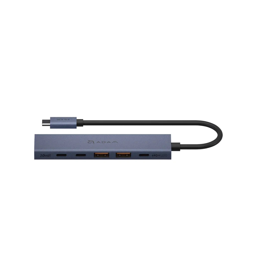 Adam Elements DE06 - USB-C 6-in-1 Multifunction Hub - Blue, view 2