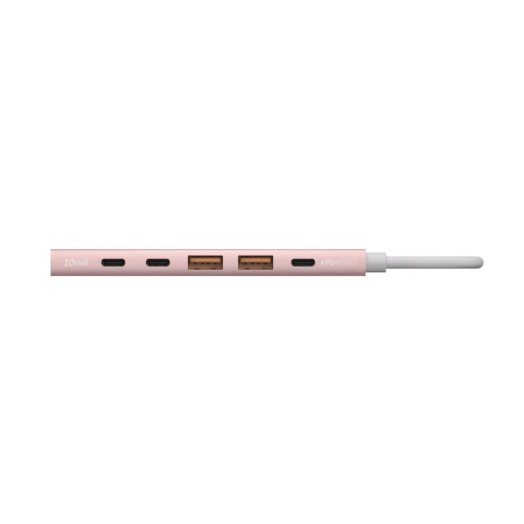 Adam Elements DE06 - USB-C 6-in-1 Multifunction Hub - Pink, view 7