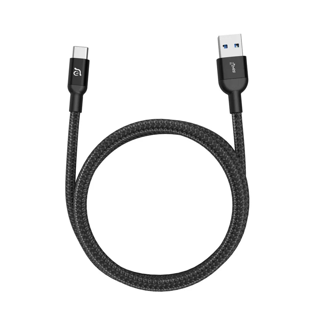 Adam Elements CASA M100+ USB3.1 Gen2 USB-C to USB-A Cable 1m - Black - Mac Shack