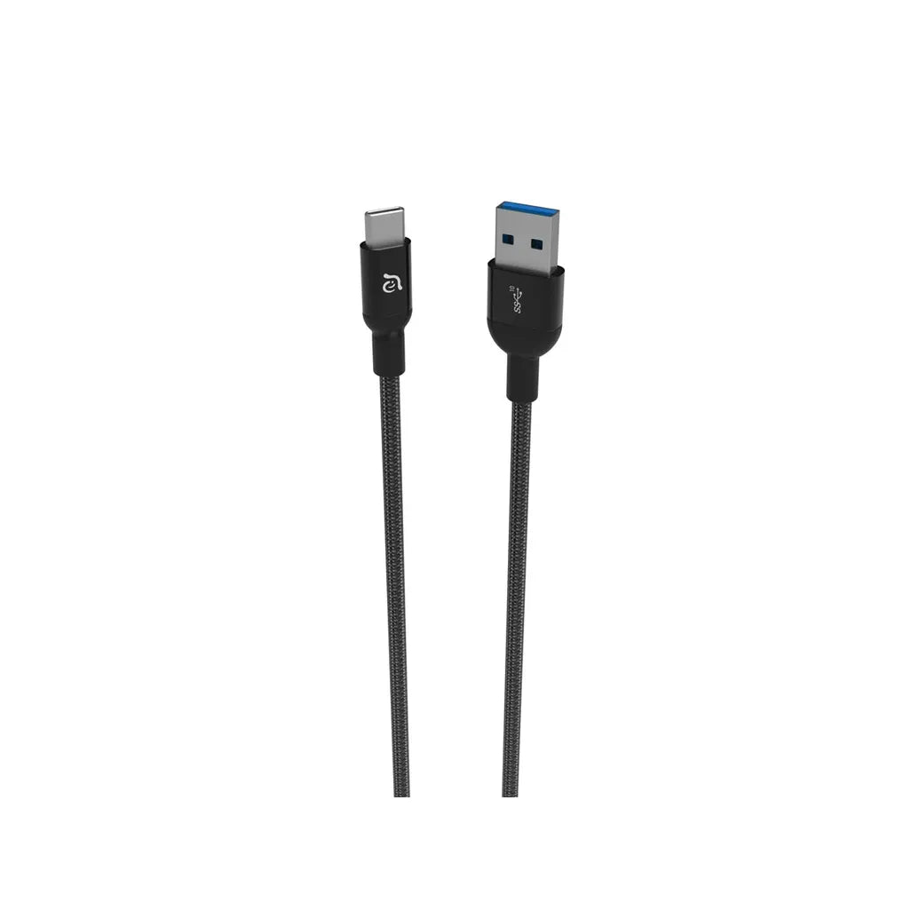 Adam Elements CASA M100+ USB3.1 Gen2 USB-C to USB-A Cable 1m - Black - Mac Shack