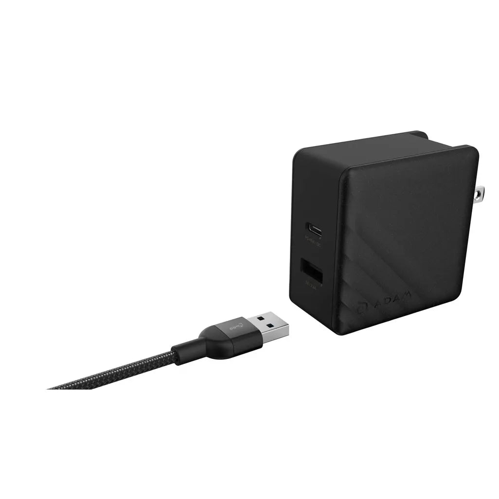Adam Elements CASA M100+ USB3.1 Gen2 USB-C to USB-A Cable 1m - Black - Mac Shack