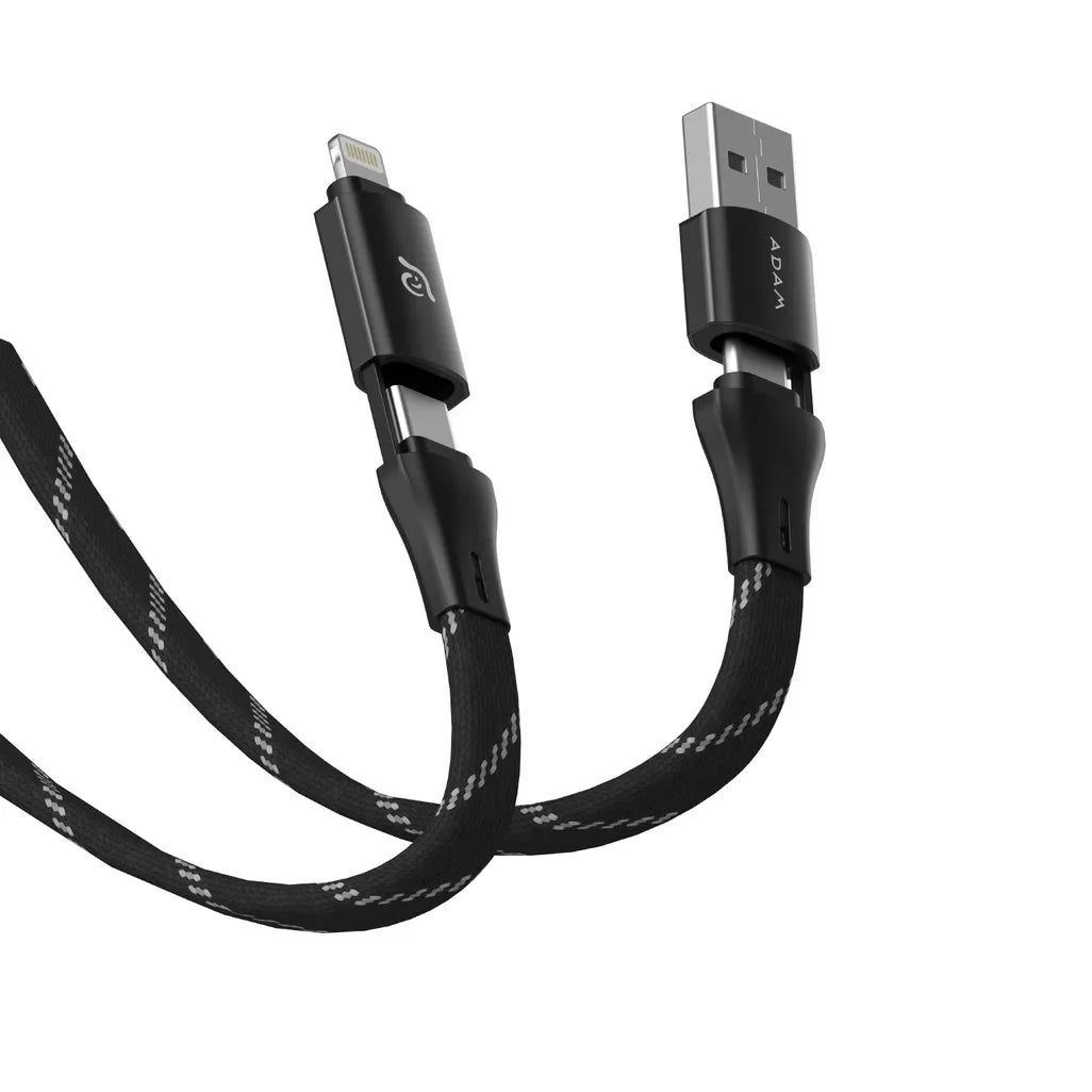 Adam Elements PeAk MF401 - 4-in-1 60W Magnetic Flat Charging Cable