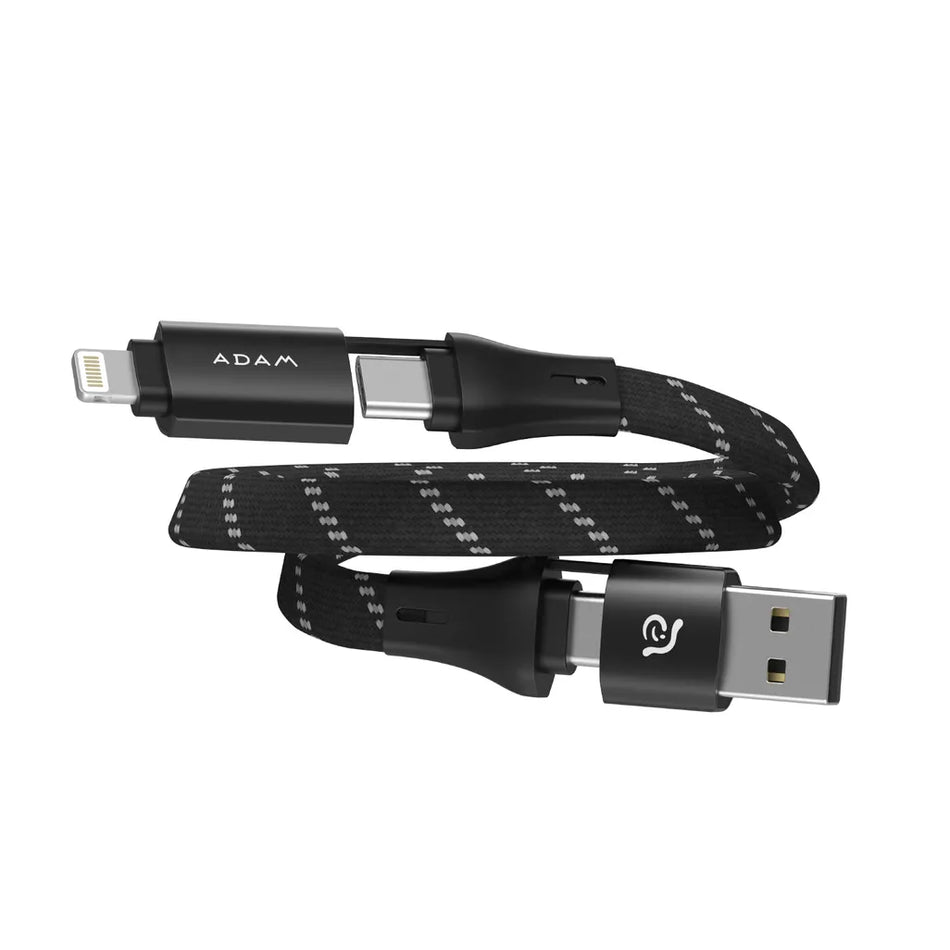 Adam Elements PeAk MF401 - 4-in-1 60W Magnetic Flat Charging Cable