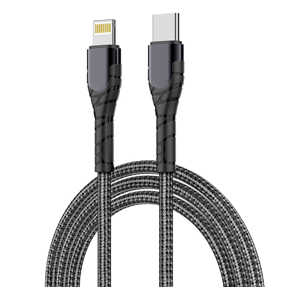 APPACS PD USB-C to Lightning Cable - Black