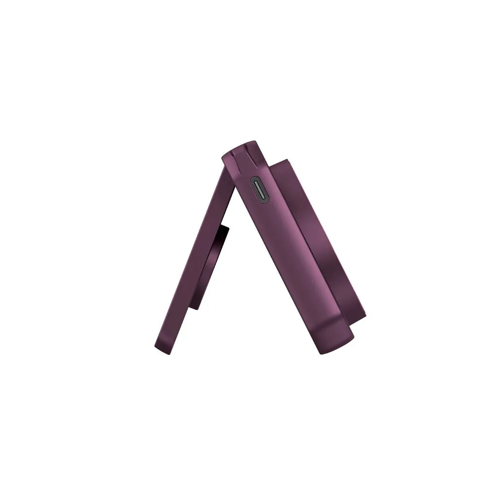 Adam Elements MAG 25 Qi2 25W 2-in-1 Pocket Charging Stand – Burgundy