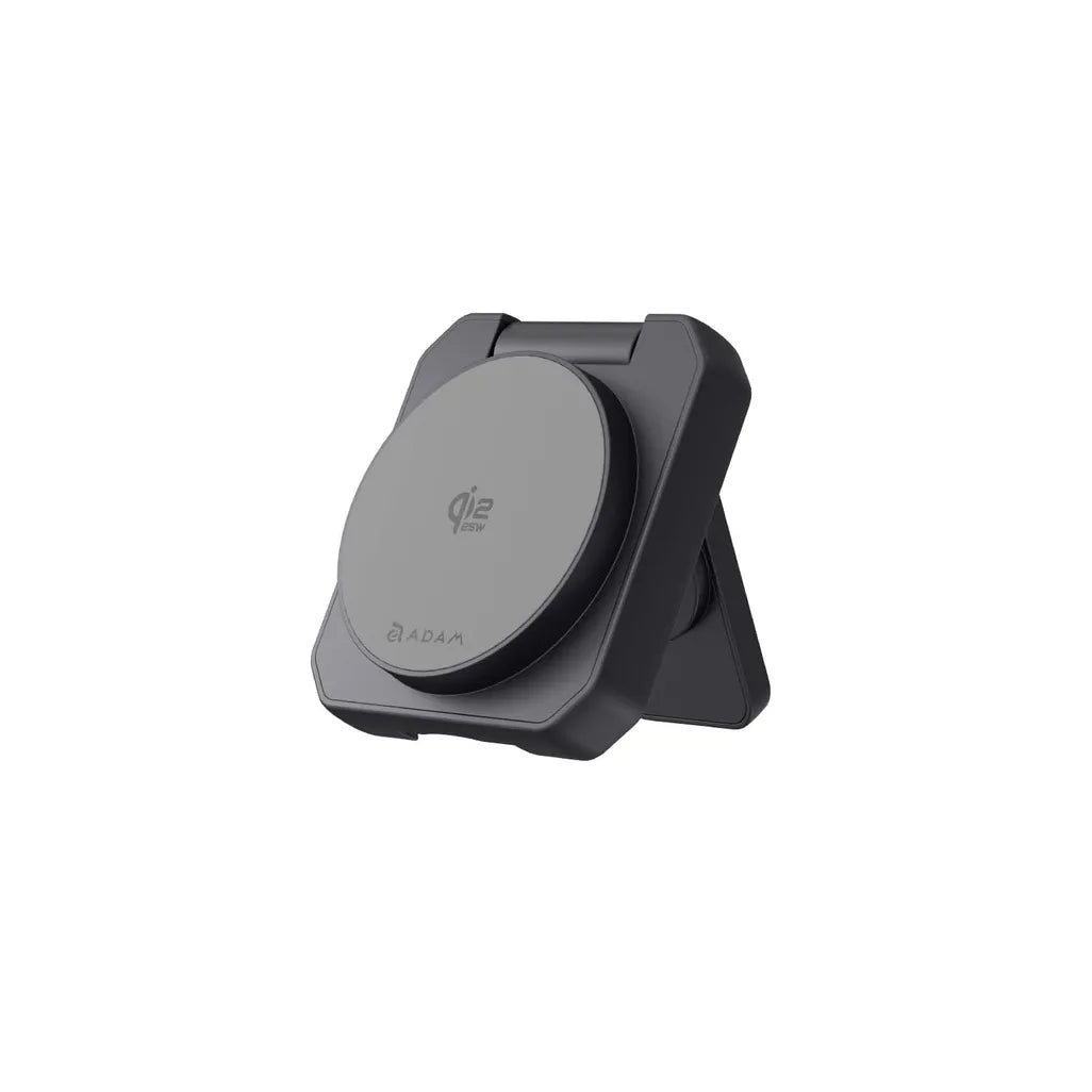 Adam Elements MAG 25 Qi2 25W 2-in-1 Pocket Charging Stand – Grey