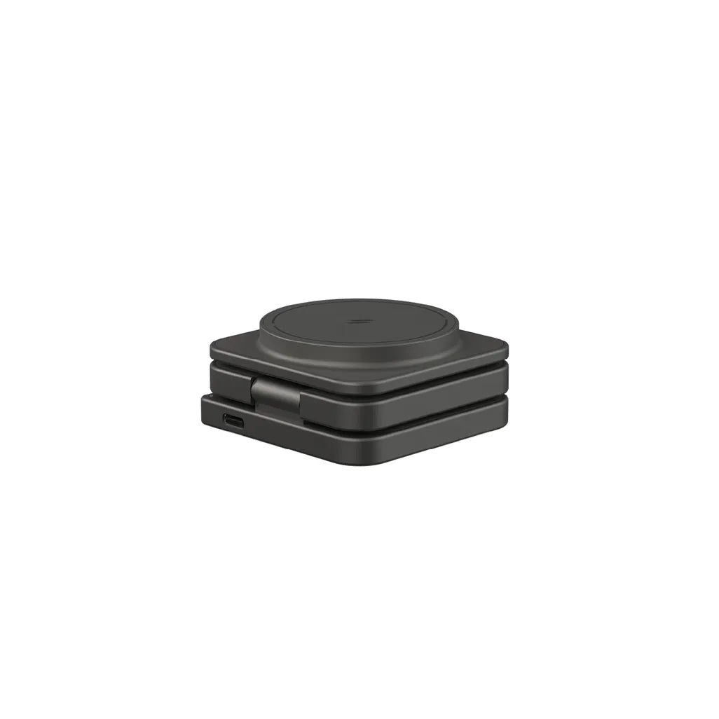 Adam Elements Mag 3 Ultra Qi2 3-in-1 Foldable Charging Station – Space Grey
