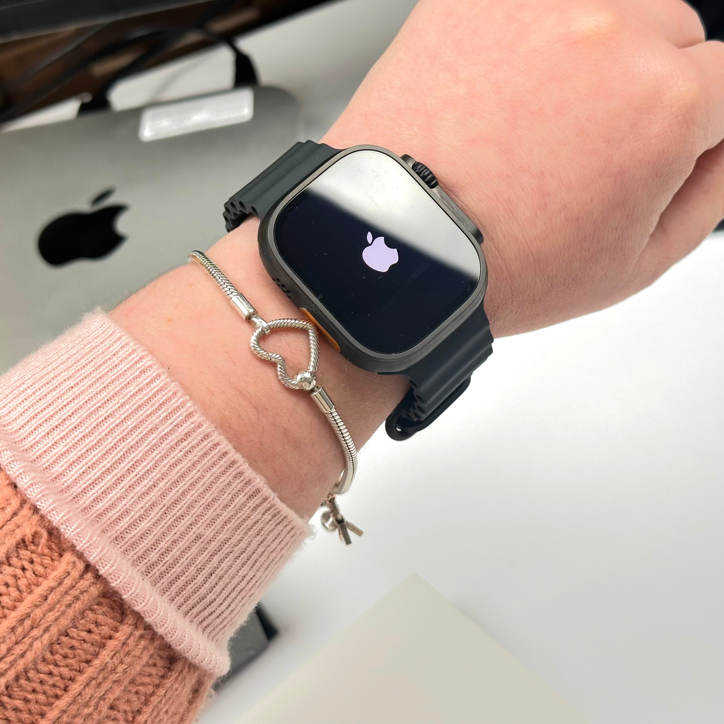 Apple Watch Ultra 2 (49mm, Black Titanium with Black Ocean Band, GPS & Cellular) - Pre Owned / Apple Limited Warranty - Mac Shack