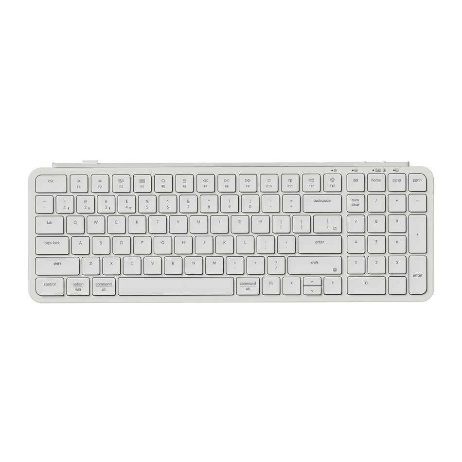 Keychron B2 Pro Ultra-Slim Wireless Keyboard – Ivory White - New