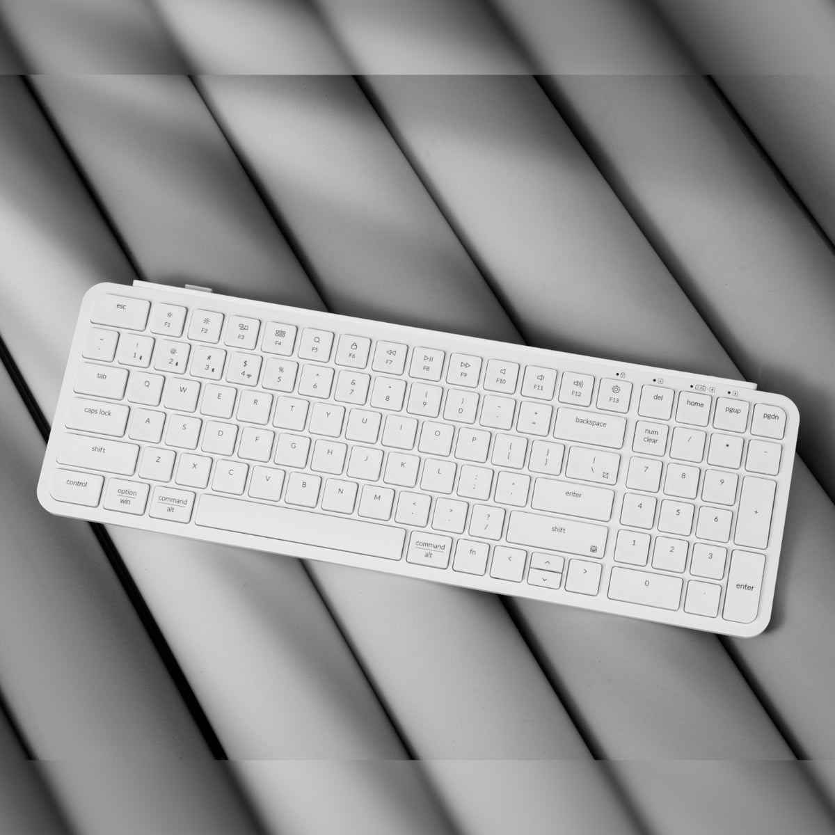 Keychron B2 Pro Ultra-Slim Wireless Keyboard - Ivory White - New - Mac Shack