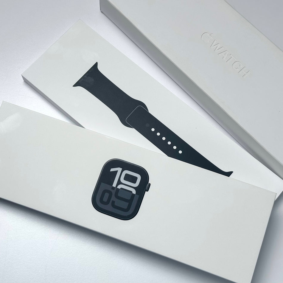 Apple Watch Series 10 46mm Jet Black Aluminium Cellular (2024) - Pre-Owned